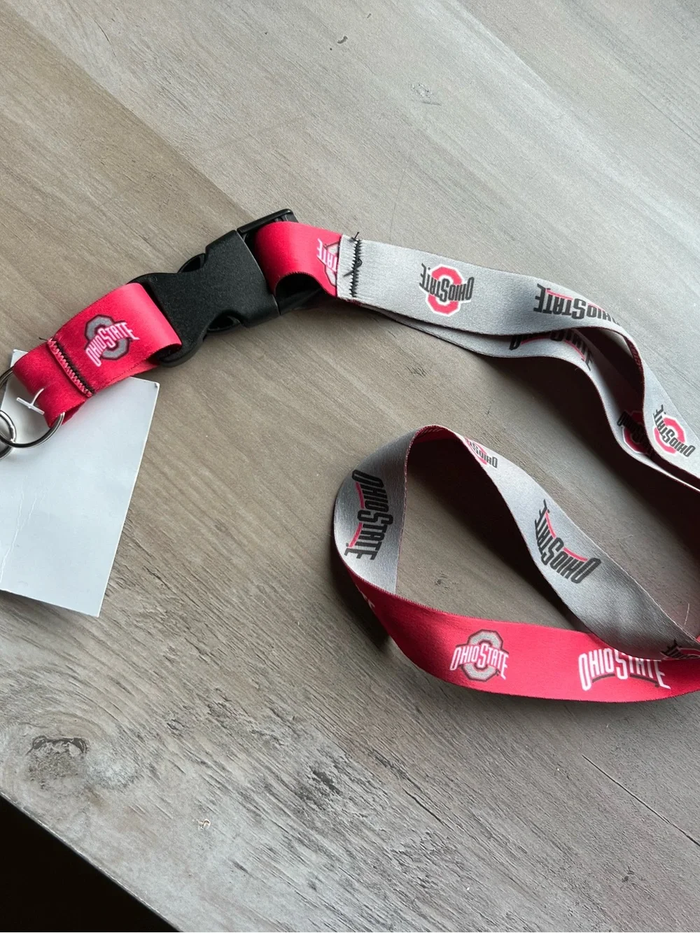 Ohio State Red & Gray Lanyard NWT